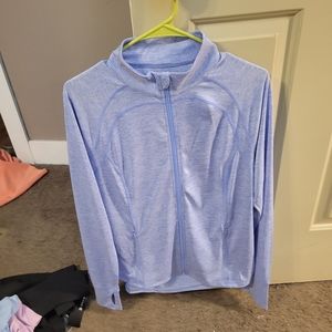 Macy's Essentials Perfomance Zip Jacket NWOT Periwinkle Large